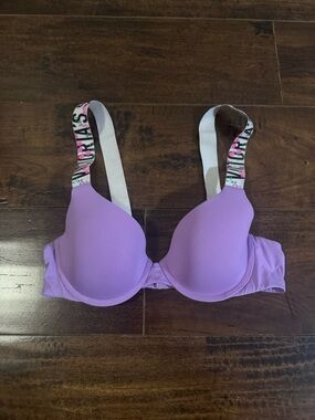 Victorias Secret Womens Tshirt Lightly Lined Demi Bra 34B